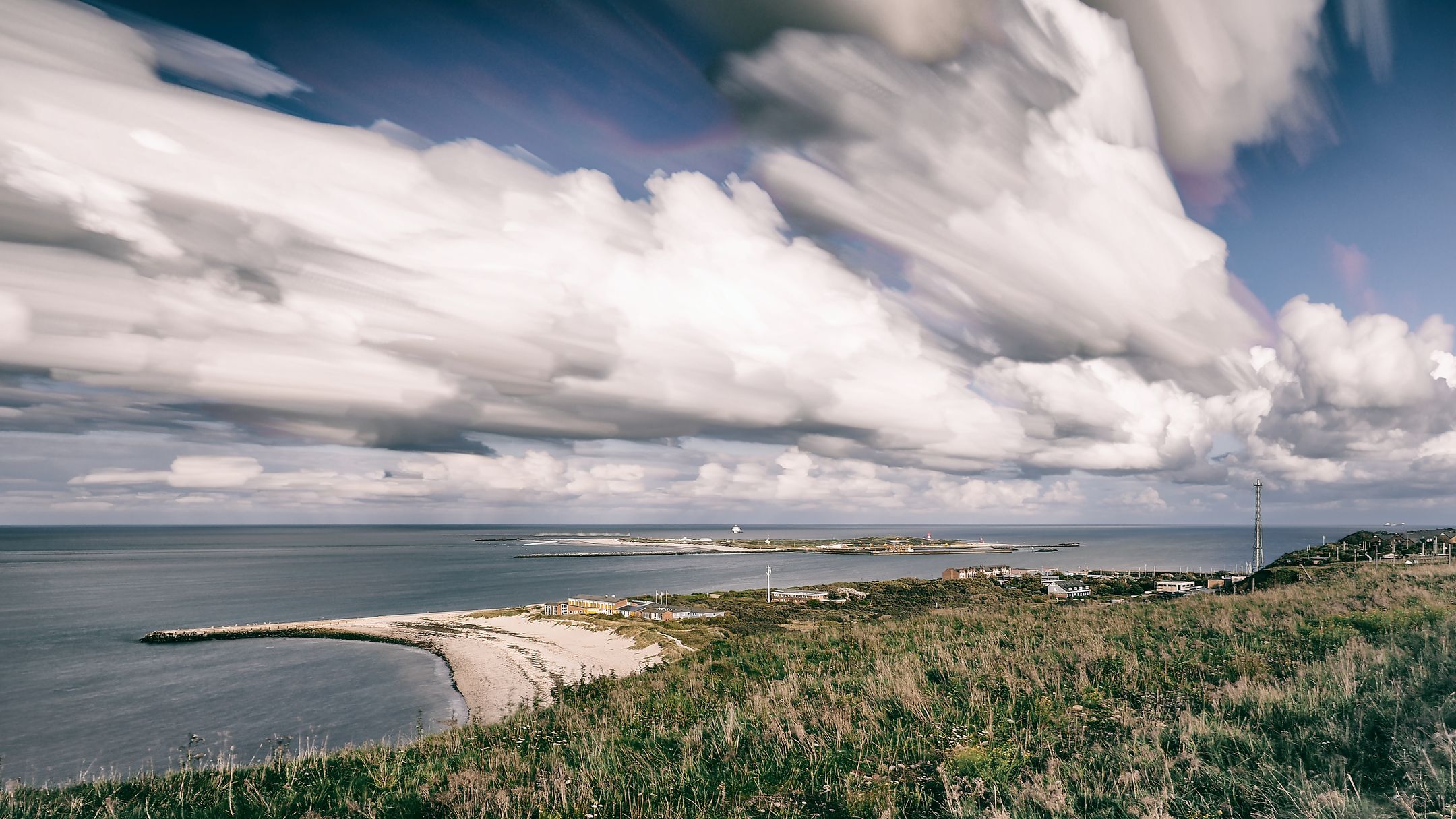 Blick auf die Düne