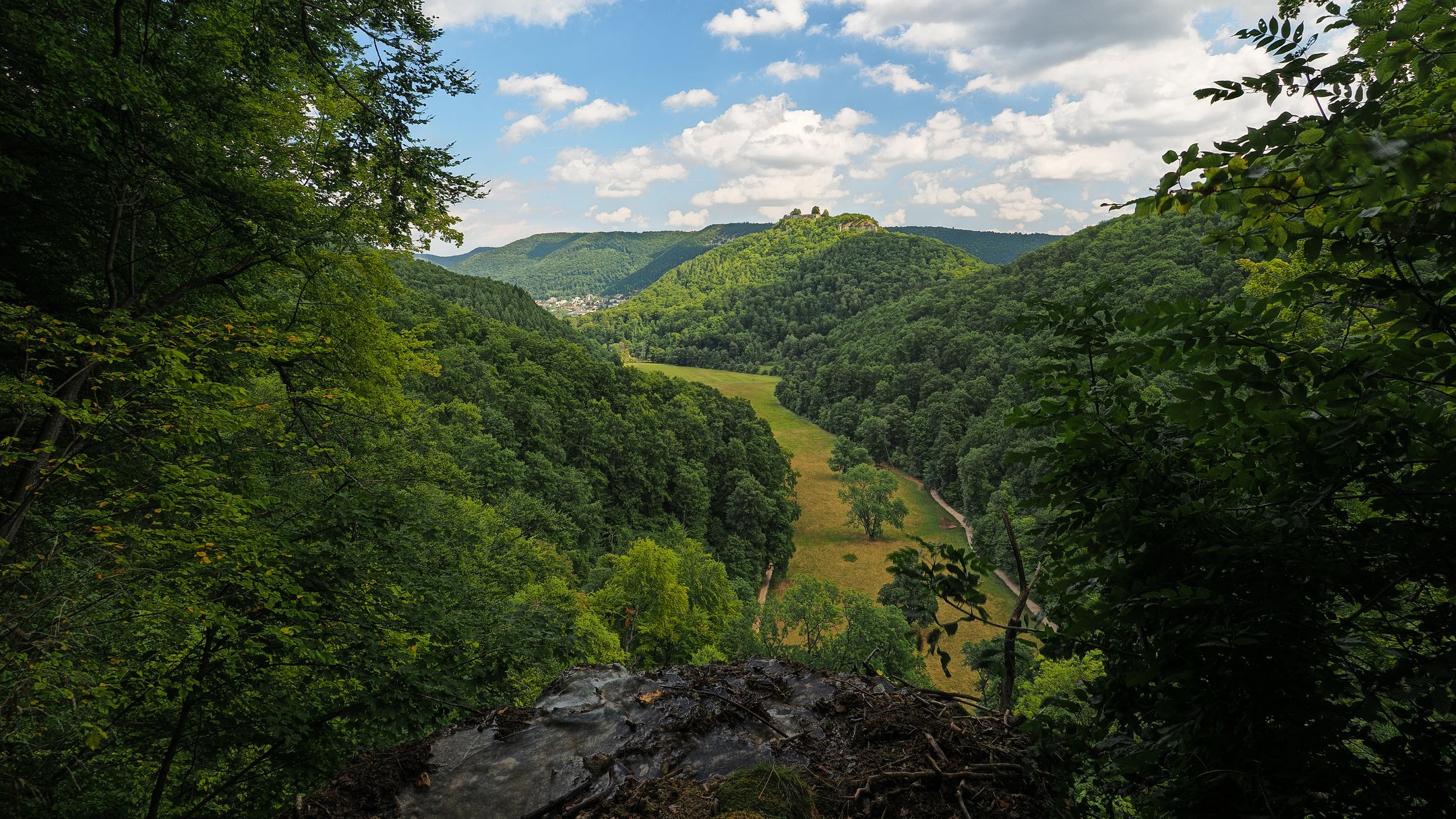 Blick auf Hohenurach